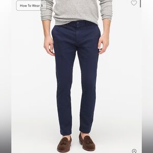 J.Crew 250 skinny-fit pant in stretch chino 31/30